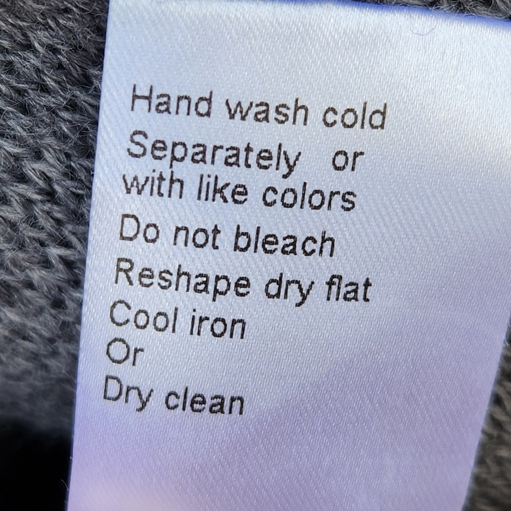 Cocogio Cardigan Women’s Small Gray Merino Wool Classic Minimalist Italy - Picture 5 of 11